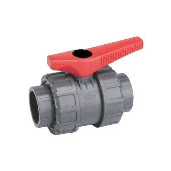 Válvula bola PVC ø40mm junta viton JIMTEN Válvula bola PVC ø63mm 3 vías JIMTEN