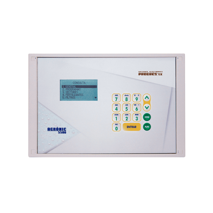 Programador Agrónic 5510 220V24V AC empotrar Programador Agrónic 5520 220V/24V AC Empotrar