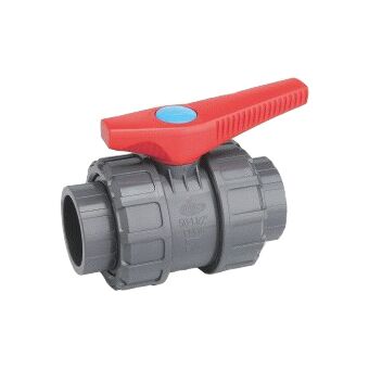 Válvula bola PVC ø32mm JIMTEN Válvula bola PVC ø63mm 3 vías JIMTEN