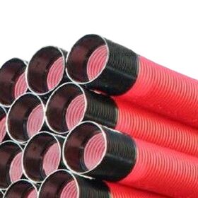 Tubo PE corrugado doble pared ø125mm barra