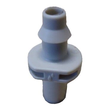 Conector microtubo 4x7mm macho-dentado gris Microaspersor AQUASMART 2002 naranja boq. gris 28l/h