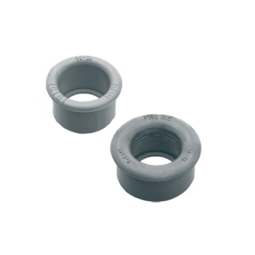 Casquillo reducción PVC sanitario ø50-ø40mm H-H gris Casquillo reducción PVC sanitario ø50-ø40mm H-H gris