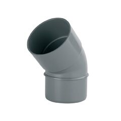 Codo PVC 45º sanitario ø50mm M-H gris Codo PVC 87º 30' sanitario ø75mm M-H gris