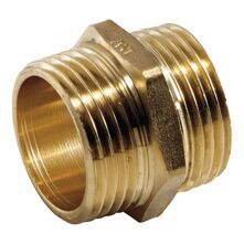 Machón latón rosca macho 2” tubería PE Machón latón reducción rosca macho 1/2''-1/4'' tubería PE