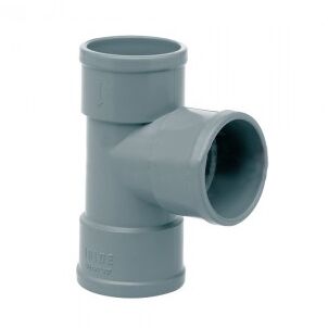 Te PVC 87º 30′ sanitario ø50mm H-H gris Te PVC 87º 30' sanitario ø315mm M-H gris