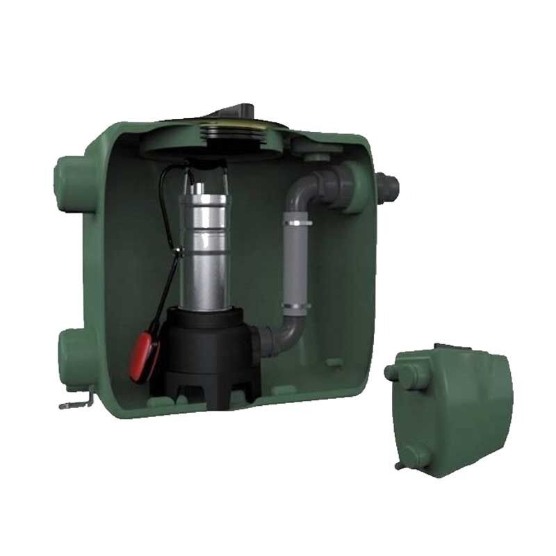 Pozo de bombeo de aguas residuales Fekabox 110L 1CV