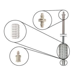 Pack microtubo 4x7mm 15cm+estabilizador+conexión Boquilla para nebulizador COOLNET PRO 5,5l/h