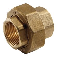Enlace tres piezas latón rosca hembra 2″- rosca hembra 2″ tubería PE Enlace tres piezas latón rosca hembra 1"- rosca hembra 1" tubería PE