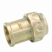 Terminal latón rosca hembra 2”- ø63mm tubería PE Terminal latón rosca hembra 4''- ø110mm tubería PE