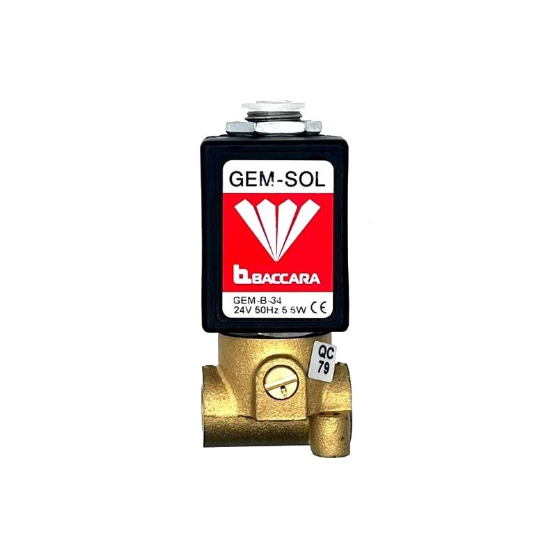 Solenoide GEM-SOL BACCARA GEM-B-34 24V AC 3 vías NC