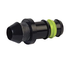 Conexión injerto seguridad ø16mm tubería PE acetal anilla verde Conexión injerto seguridad ø16mm tubería PE acetal marrón