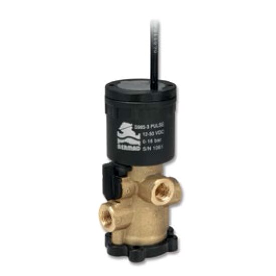 Solenoide S-982-3W-M BERMAD 12-50V DC latch 3 vías 2 hilos N.O.N.C. Solenoide S-390-3W-M BERMAD 24V AC-D 3 vías 2 hilos N.O.