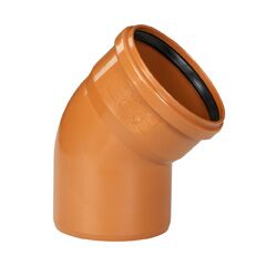 Codo PVC 45º saneamiento ø315mm M-H teja Codo PVC 87º 30' saneamiento ø400mm M-H teja