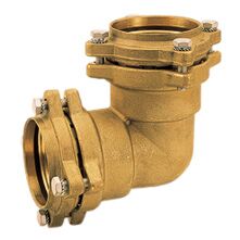 Codo latón 90º brida-brida ø75mm tubería PE Codo latón mural mixto 90º rosca hembra 1''- ø32mm tubería PE