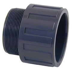 Terminal PVC rosca macho 1”- ø32mm PN10 Terminal PVC rosca macho 3''- ø90-ø75mm PN10