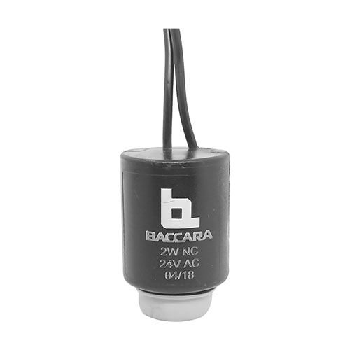 Solenoide G75-O BACCARA 24V AC 2 vías 2 hilos N.C. (2) Bobina solenoide G75-O BACCARA 24V AC 2 vías 2 hilos N.C.