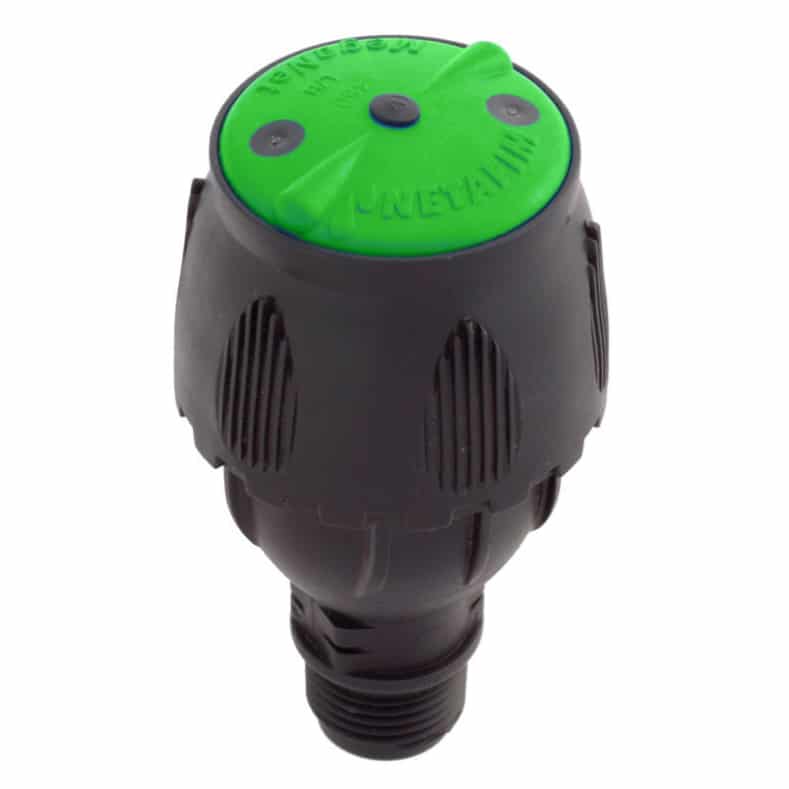 Aspersor MEGANET 350l-h-24G R.M. 1-2″ verde Aspersor 427B AG 3.2mm 570l/h R.M. 1/2'' circular y sectorial