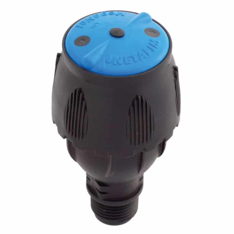 Aspersor MEGANET 450l-h-24G R.M. 1-2″ azul Aspersor 427B AG 3.2mm 570l/h R.M. 1/2'' circular y sectorial