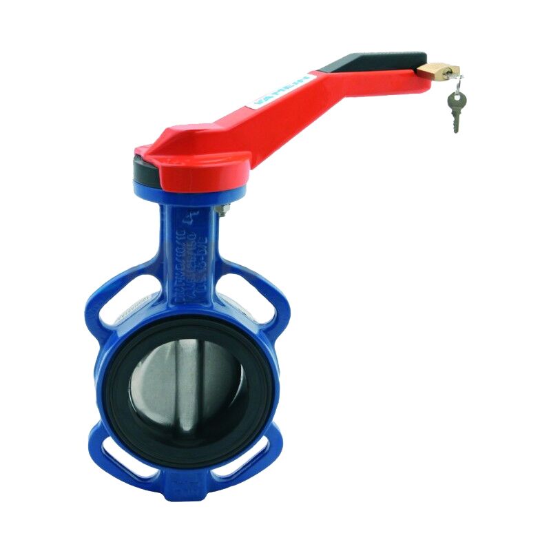 Válvula mariposa fundición DN50 palanca disco inox. VAMEIN Válvula mariposa fundición DN600 reductor disco inox. VAMEIN