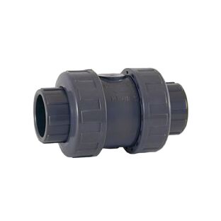 Válvula retención PVC ø110mm muelle (DN80) Válvula retención PVC rosca hembra muelle 1.1/4''