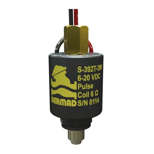 Bobina solenoide S-392T-3W BERMAD 6-20V DC latch 3 vías 2 hilos NO-NC Bobina solenoide S-392T-3W BERMAD 6-20V DC latch 3 vías 2 hilos N.O./N.C.