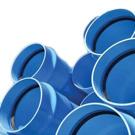Tubo PVC orientado ø225mm 20 atmósferas Tubo PVC junta elástica ø63mm 6 atmósferas