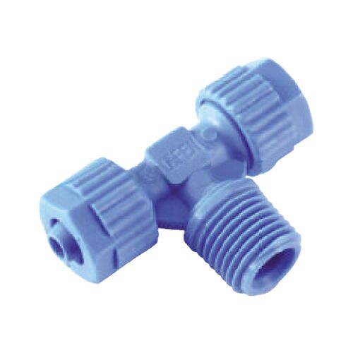 Te TEFEN rosca macho 3-8”- ø12mm Te TEFEN asimétrica rosca macho 1/4''- ø6mm