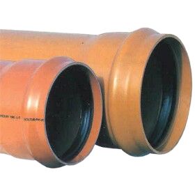 Tubo PVC saneamiento ø125mm SN8 multicapa Tubo PVC saneamiento ø160mm SN2 compacto