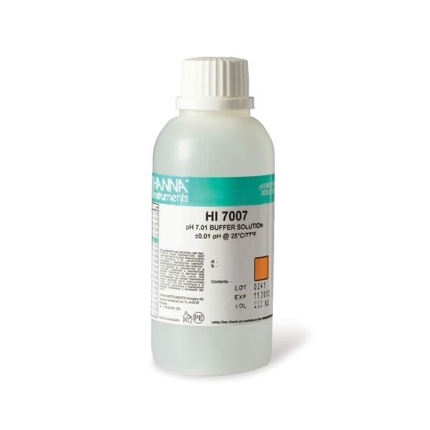 Solución pH7 de 500 ml Solución calibración TDS 6,44 g/l
