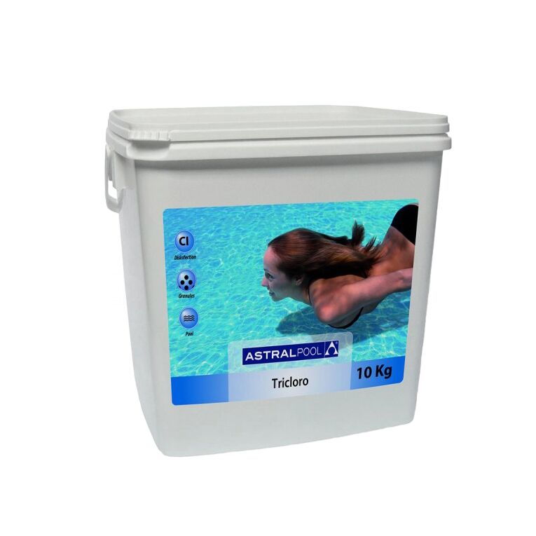 Desinfectante tricloro granulado 90% 30kg R11406 Desinfectante cloro Multiacción compacto 250 gr 5kg R:34439