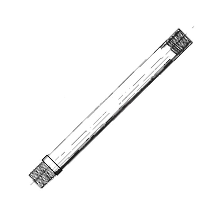 Caña porta aspersor aluminio CPF-R-20 rosca macho-hembra Tubo aspersión acople gancho ø50mm 6atm. 3m