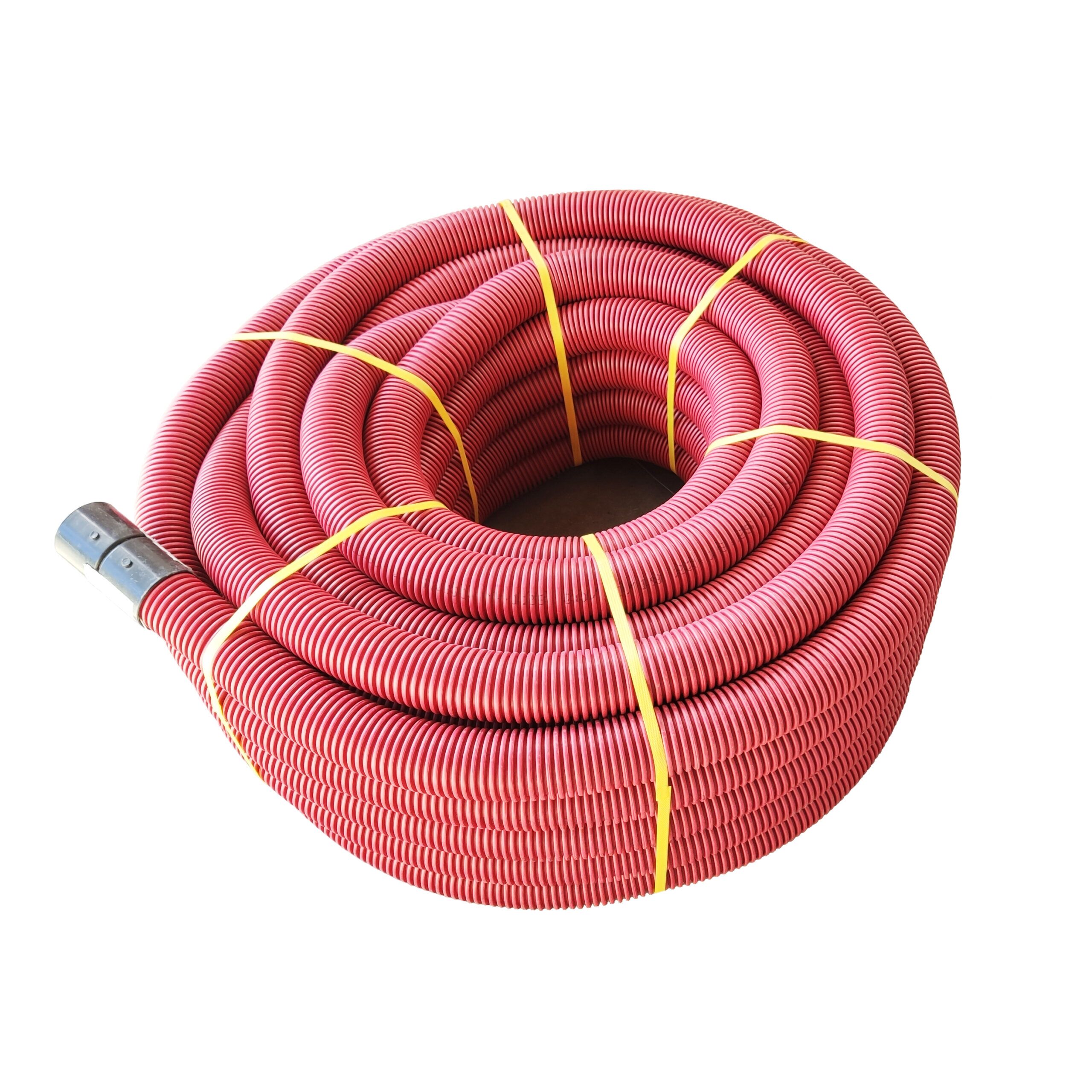 Tubería PE corrugado doble pared ø40mm R50m Tubo PE corrugado doble pared ø125mm barra