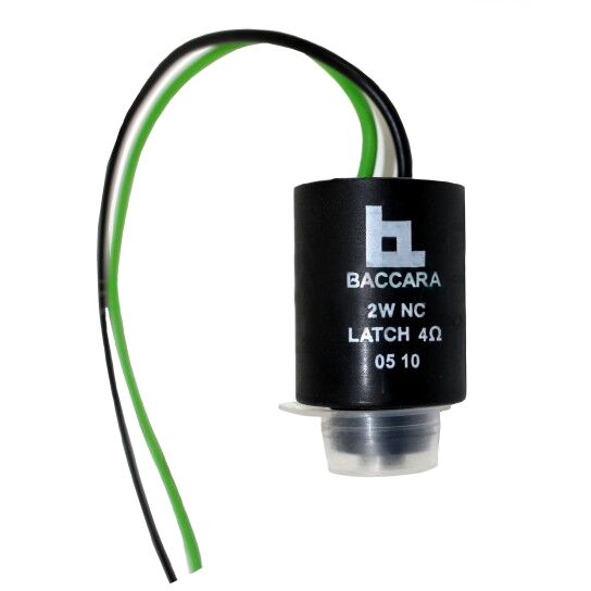 Solenoide G75-O BACCARA 9-12V DC latch 2 vías 2 hilos N.C. Solenoide S-390-3W-M BERMAD 24V AC-D 3 vías 2 hilos N.O.