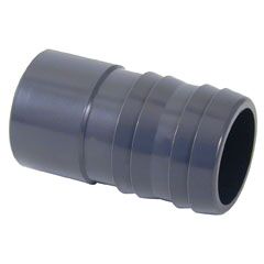 Manguetón espiga PVC ø20x18mm Manguetón espiga PVC ø32x30mm