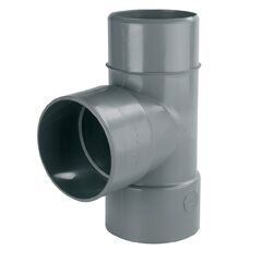 Te PVC 87º 30' sanitario ø315mm M-H gris