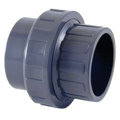 Enlace 3 piezas PVC ø110mm - rosca macho 4'' PN10