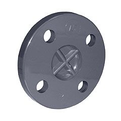 Brida ciega PVC ø110mm PN16 Brida ciega PVC ø125mm PN16