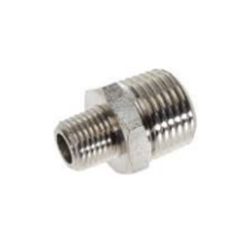Machón reducción níquel rosca macho 1-4”- 1-8″ Machón reducción níquel rosca macho 1/4"-1/8"