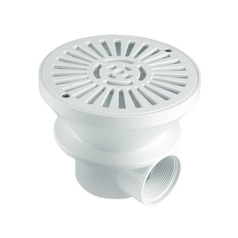 Sumidero circular ABS salida 2″ piscina hormigón R.01467 Boquilla impulsión inox 1.1/2",35mm p.hormigón R:32994