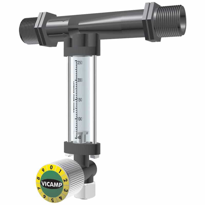 Inyector venturi PP válvula 7mm x 1” 40-250 litros Kit instalación inyector Venturi