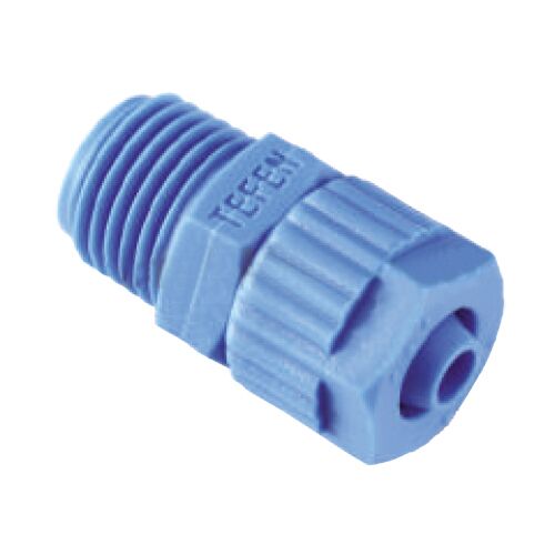 Conector TEFEN rosca macho 1-4”- ø8mm Conector TEFEN rosca macho 1/8''- ø8mm