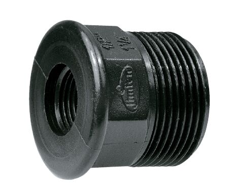 Tuerca PP reducción rosca macho 1.1-2”- rosca hembra 1” Tuerca PP ampliación rosca macho 1.1/4"- rosca hembra 1.1/2''