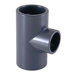 Te PVC reducida ø63-ø40mm PN16 Te PVC reducida mixta ø63mm - rosca hembra 1'' PN10