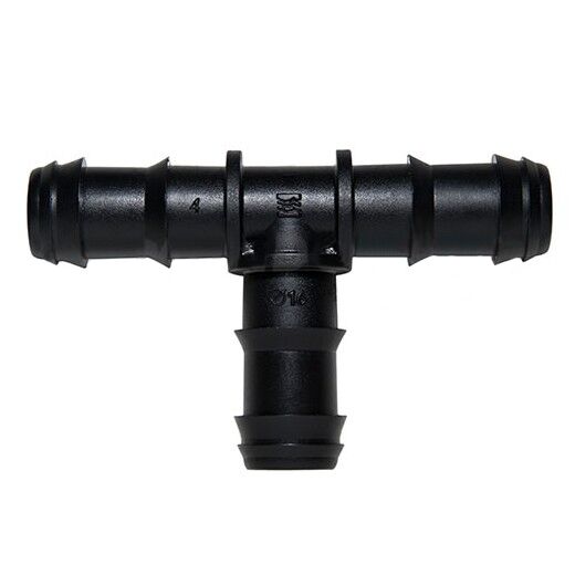 Te espiga ø16mm tubería PE Te espiga reducción ø20mm-16mm tubería PE