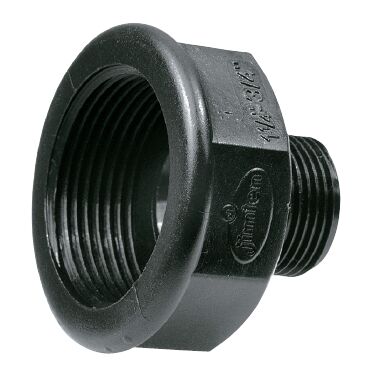 Tuerca PP ampliación rosca macho 3-4”- rosca hembra 1” Tuerca PP ampliación rosca macho 1.1/4"- rosca hembra 1.1/2''