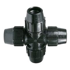 Cruz PP 90º compresión reducida ø63-50mm Tubo fundición dúctil K7 ø450mm saneamiento